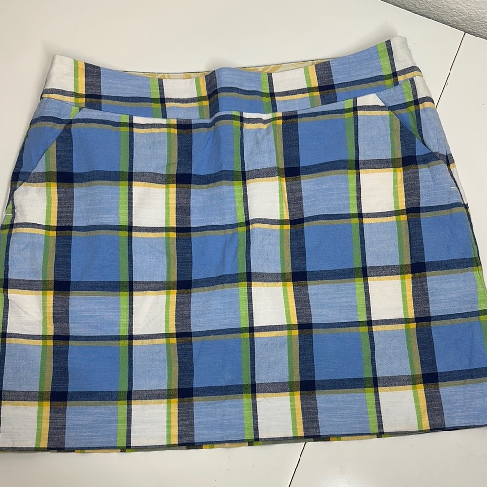 Loudmouth Fairway Plaid Golf Pickleball Tennis Skort Size 10
